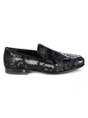 VERSACE LEATHER PANTOFOLA RASO LOAFERS,0400012458086