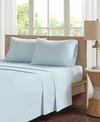 Madison Park Peached Cotton Percale 4-pc. Sheet Set, California King In Aqua