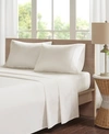 Madison Park Peached Cotton Percale 4-pc. Sheet Set, California King In Ivory