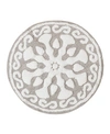 Madison Park Casablanca Tufted Cotton Bath Rug, 25" Round In Gray