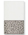 Linum Home Spots Embellished Bath Towel In White