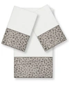 Linum Home Spots 3-piece Embellished Towel In White