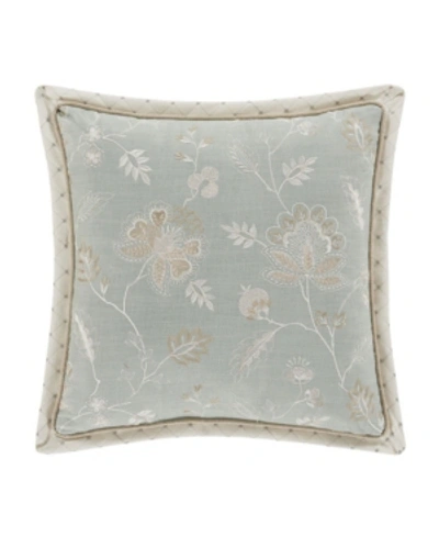 J Queen New York Garden View Decorative Pillow, 18" X 18" In Emerald