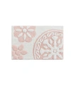 Madison Park Casablanca Tufted Cotton Bath Rug, 20" X 30" Bedding In Blush