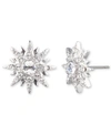 GIVENCHY CRYSTAL STAR CLUSTER STUD EARRINGS