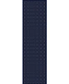 KM HOME CLOSEOUT! KM HOME 782/1314/NAVY PESARO BLUE 2'2" X 7'7" RUNNER RUG