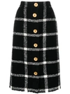 PORTS 1961 WINDOW PANE-CHECK SKIRT