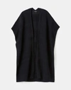 LAFAYETTE 148 COTTON SILK TAPE TEXTURED STITCH CAPE