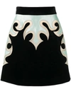 ZIMMERMANN WESTERN-PANEL MINI SKIRT