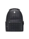 Mcm Stark Visetos Backpack In Black