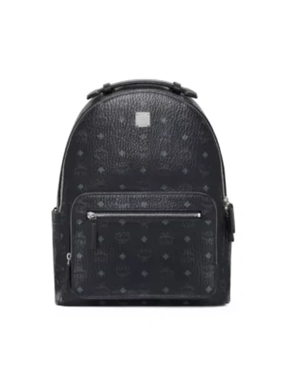 Mcm Stark Visetos Backpack In Black