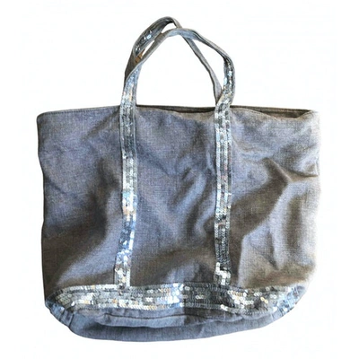 Pre-owned Vanessa Bruno Cabas Grey Linen Handbag