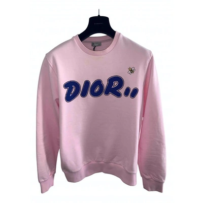 Pre-owned Dior Pink Cotton Knitwear & Sweatshirts