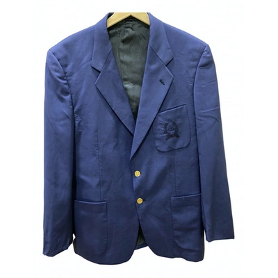 Pre-owned Dior Blue Wool Jacket