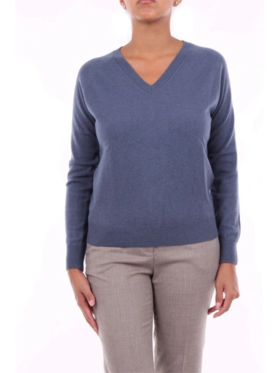 Peserico Women's Blue Wool Sweater