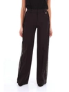 VERSACE VERSACE COLLECTION WOMEN'S BLACK POLYESTER PANTS,G35980G604636NERO 40