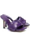 BOTTEGA VENETA LIDO LEATHER SANDALS,P00500928