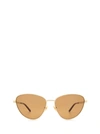 GUCCI GUCCI EYEWEAR CAT EYE FRAME SUNGLASSES