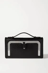 ANYA HINDMARCH POSTBOX LIZARD-EFFECT LEATHER TOTE