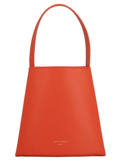 Low Classic 'mini Curve Bag' Bucket Bag In Orange