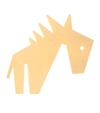 STELLA MCCARTNEY HORSE BRASS BROOCH,P00513730