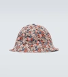 GUCCI LIBERTY FLORAL CANVAS BUCKET HAT,P00494499