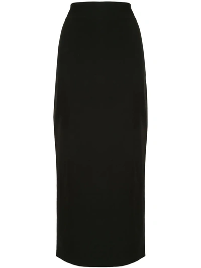 A.w.a.k.e. Tube Midi Skirt In Black