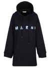 MARNI MARNI LOGO PRINT OVERSIZE HOODIE