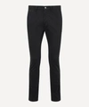 Nn07 Marco 1400 Slim Chino Trousers In Black
