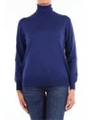 ALTEA ALTEA WOMEN'S BLUE WOOL SWEATER,1961602BLU XL