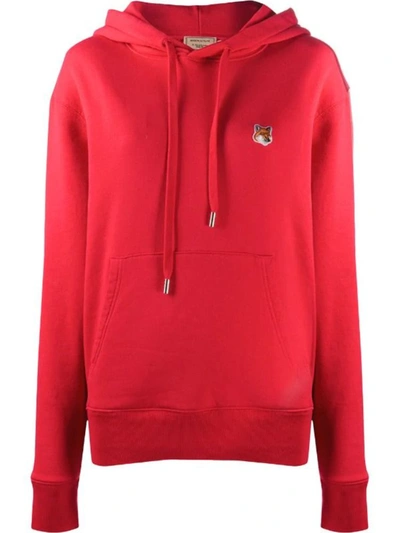 Maison Kitsuné Women's Red Cotton Sweatshirt