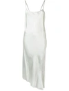 ANN DEMEULEMEESTER ASYMMETRIC SLIP DRESS