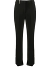 Peserico Bootcut Cropped Trousers In Black