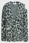 MONSE CHEETAH-PRINT MOHAIR-BLEND CARDIGAN,863463