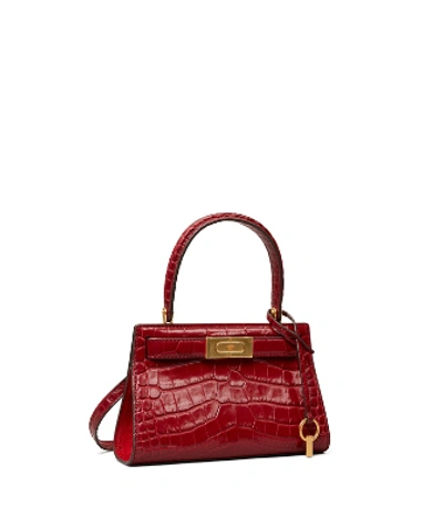 Tory Burch Lee Radziwill Petite Bag In Roma Red