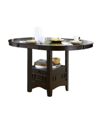 Furniture Jayla Counter Height Dining Table In Brown