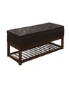Furniture Jaunt Bench In Brown
