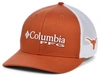 Columbia Men's Texas Longhorns Pfg Flex Cap In Darkorange