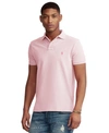 POLO RALPH LAUREN MEN'S PINK PONY MESH POLO SHIRT