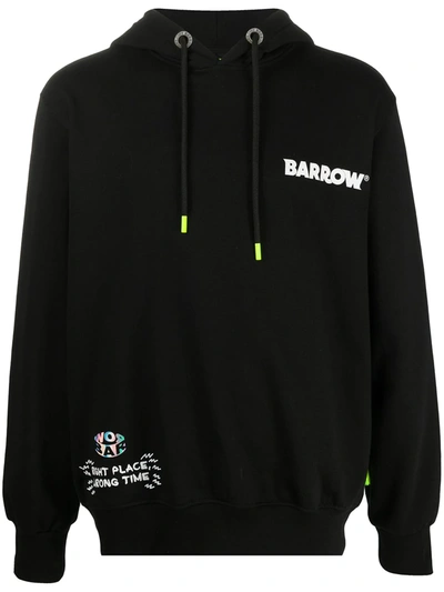 Barrow Sweatshirt In Black Cotton