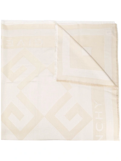 Givenchy Logo Knit Scarf In 大地色