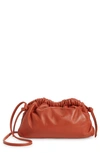 Mansur Gavriel Cloud Mini Leather Cross-body Bag In Terracotta