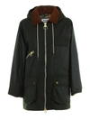 BARBOUR BY ALEXA CHUNG VIOLET JACKET IN GREEN