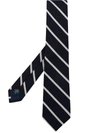 POLO RALPH LAUREN STRIPED SILK NARROW TIE