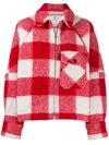 WOOLRICH VIRGIN WOOL CHECK JACKET