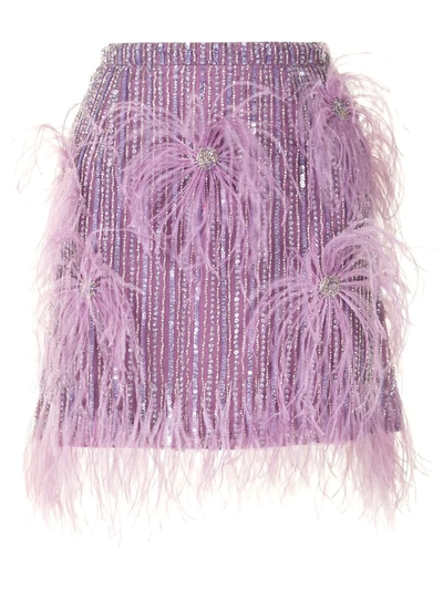 Rachel Gilbert Petunia Skirt In Purple