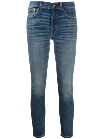 Polo Ralph Lauren High-rise Skinny Jeans In Blue