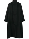 Gianluca Capannolo Oversized Dropped Shoulder Coat In Black