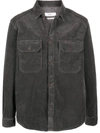 CLOSED CHEST POCKETS CORDUROY SHIRT