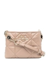 LOVE MOSCHINO DOUBLE-POUCH CROSS-BODY BAG